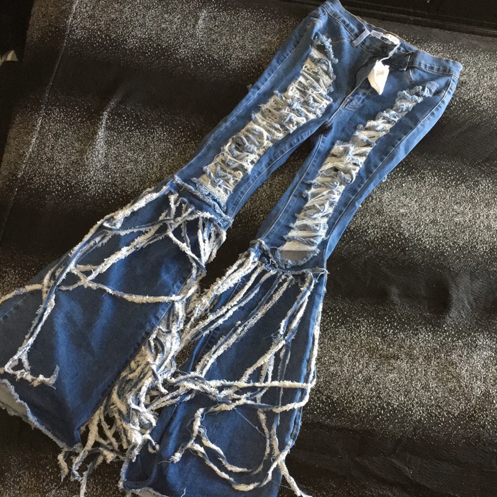 Distress Denim Jeans